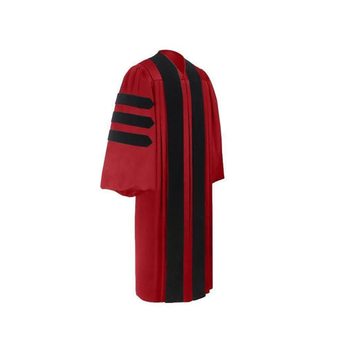 Deluxe Red Doctoral Gown