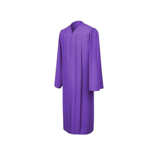 Matte Purple Bachelors Graduation Gown - College & University