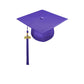 Shiny Purple High School Cap & Tassel - Graduation Caps