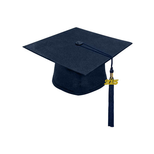 Child Matte Navy Blue Cap & Tassel - Preschool & Kindergarten Graduation