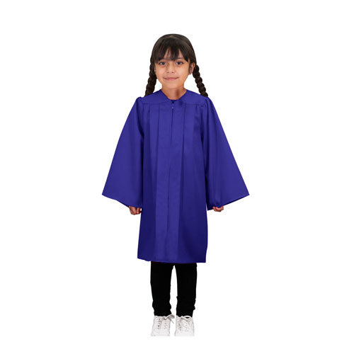 Child Matte Purple Graduation Gown - Preschool & Kindergarten Gowns