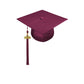 Shiny Maroon High School Cap & Tassel - Graduation Caps