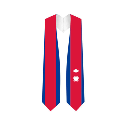 Nepal Graduation Stole - Nepal Flag Sash