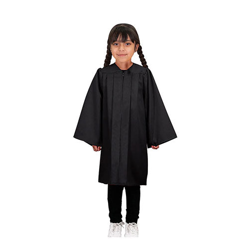 Child Matte Black Graduation Gown - Preschool & Kindergarten Gowns