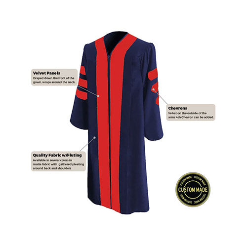 Custom Classic Doctoral Gown Package