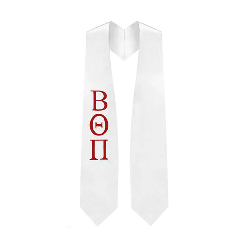 Beta Theta Pi Greek Lettered Stole