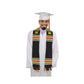 Ready to Customize Graduation Kente Stole, Handwoven Kente Sash Cloth