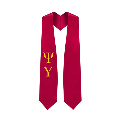 Psi Upsilon Greek Lettered Stole