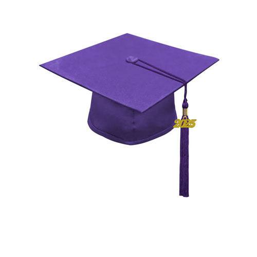 Child Matte Purple Cap & Tassel - Preschool & Kindergarten Graduation