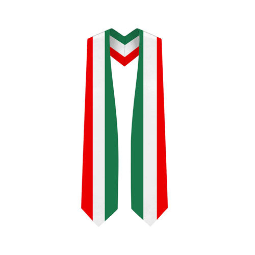 Italy Graduation Stole - Italy Flag Sash