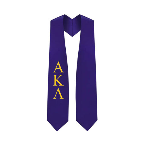 Alpha Kappa Lambda Greek Lettered Stole