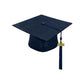 Matte Navy Blue High School Cap & Tassel - Graduation Caps