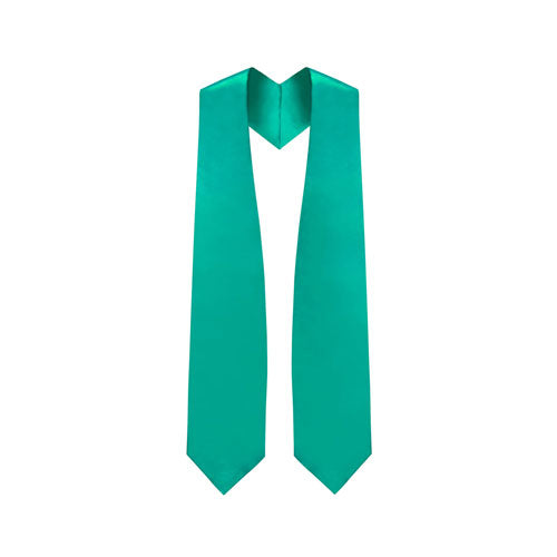 Emerald Green Graduation Stole - Emerald College & High School Stoles