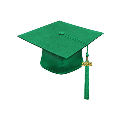 Eco-Friendly Emerald Green High School Cap & Tassel - Graduation Caps