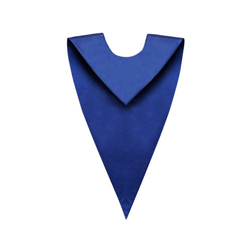 Royal Blue Graduation V Stole