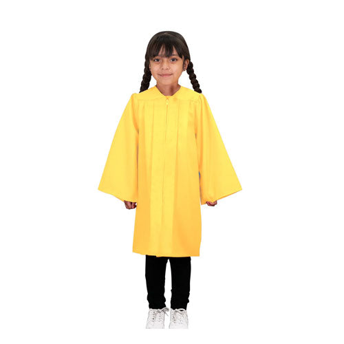 Child Matte Gold Graduation Gown - Preschool & Kindergarten Gowns