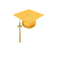 Shiny Antique Gold High School Cap & Tassel - Graduation Caps