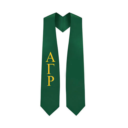 Alpha Gamma Rho Greek Lettered Stole