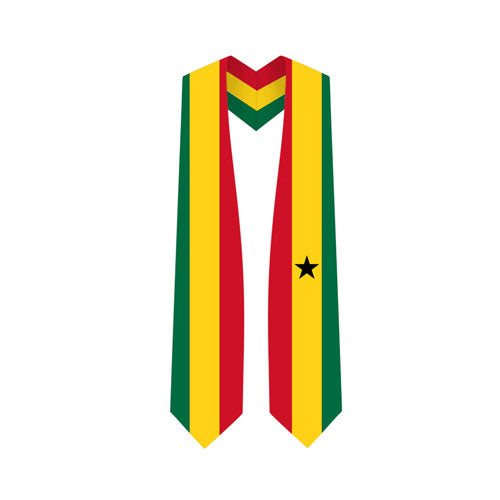 Ghana Graduation Stole - Ghana Flag Sash