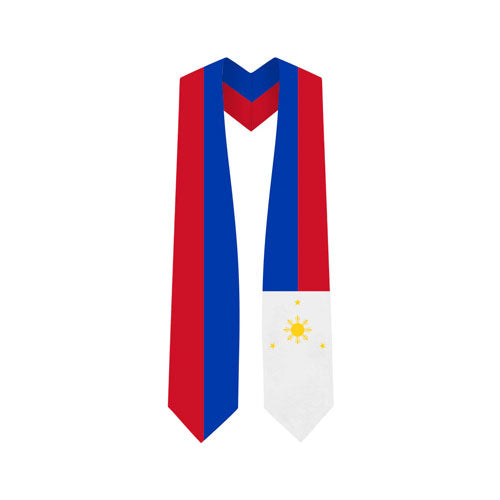 Philippines Graduation Stole - Philippines Flag Sash