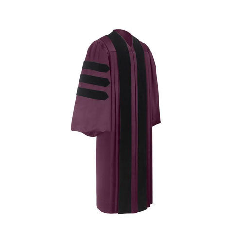 Deluxe Maroon Doctoral Gown