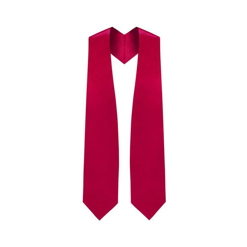 Red Graduation Stole - Red College & High School Stoles