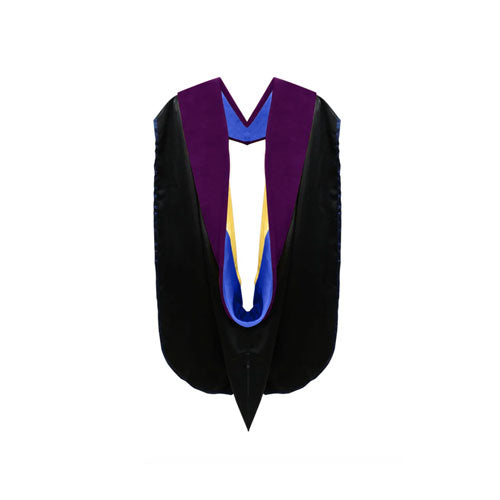 Doctor of Law Hood - Royal Blue & Gold