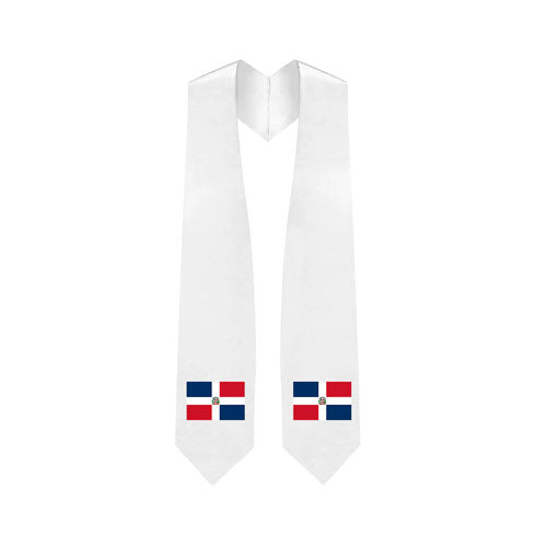 Dominican Republic Embroidered Patch Stole - Dominican Flag Patch Sash