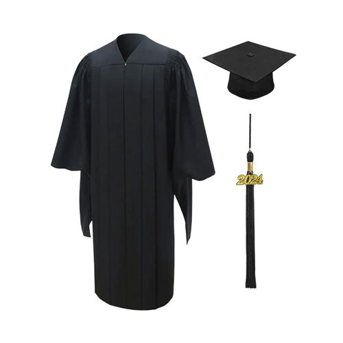 Deluxe Masters Graduation Cap and Gown - Academic Regalia