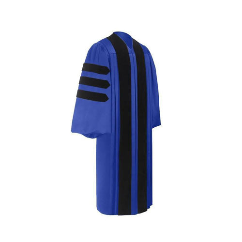 Deluxe Royal Blue Doctoral Gown