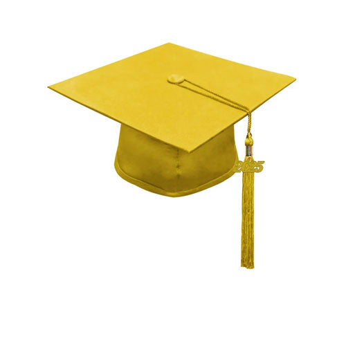 Child Matte Gold Cap & Tassel - Preschool & Kindergarten Graduation