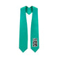 Emerald Green "Class of 2024" Graduation Stole