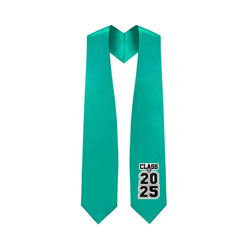 Emerald Green "Class of 2024" Graduation Stole