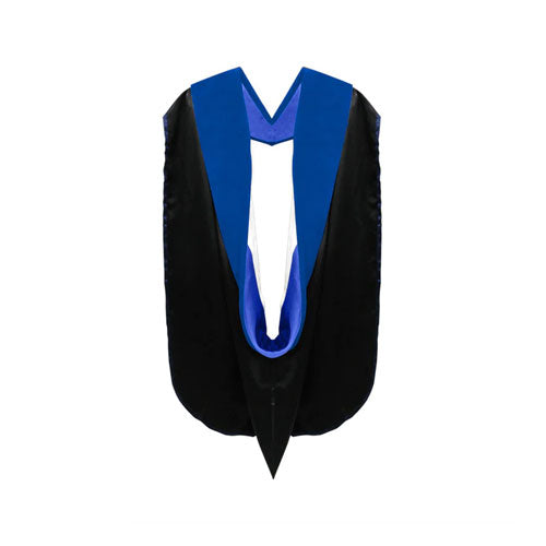 PHD Hood Royal Blue Velvet - Royal Blue & White