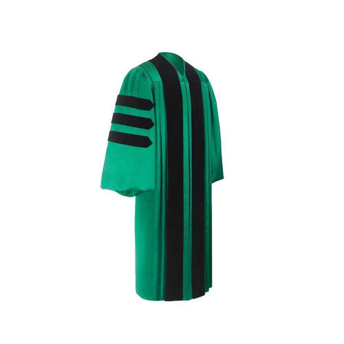 Deluxe Emerald Doctoral Gown