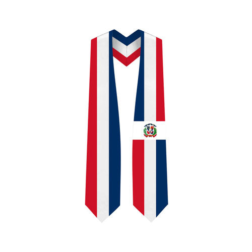 Dominican Republic Graduation Stole - Dominican Republic Flag Sash