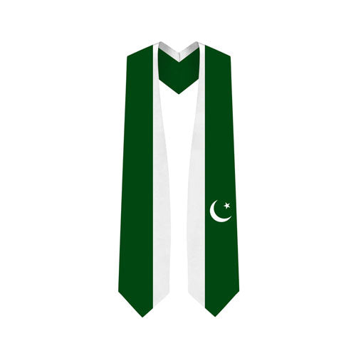 Pakistan Graduation Stole - Pakistan Flag Sash