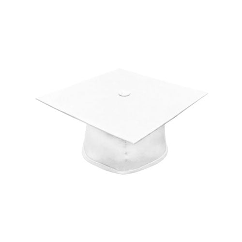 Matte White Bachelors Graduation Cap - College & University