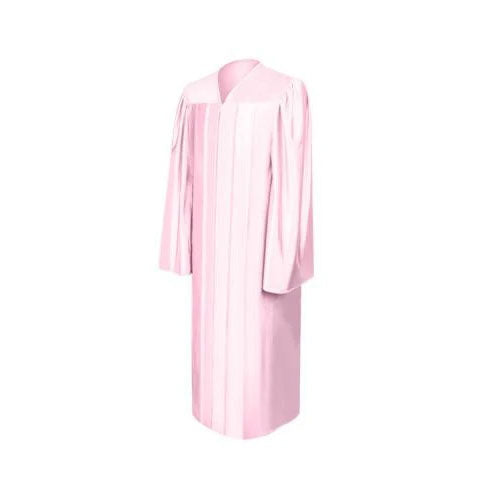 Shiny Pink Bachelors Graduation Gown - College & University