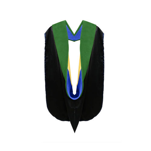 Doctor of Medicine Hood - Royal Blue & Gold