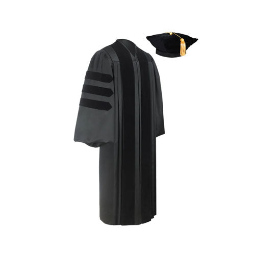 Deluxe Doctoral Graduation Tam & Gown Package