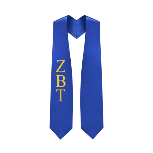 Zeta Beta Tau Greek Lettered Stole