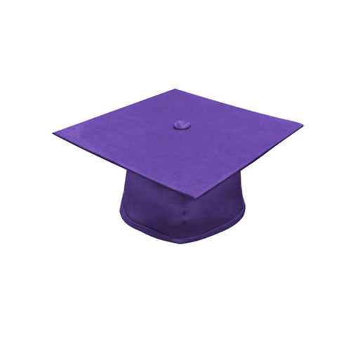 Matte Purple Bachelors Graduation Cap - College & University