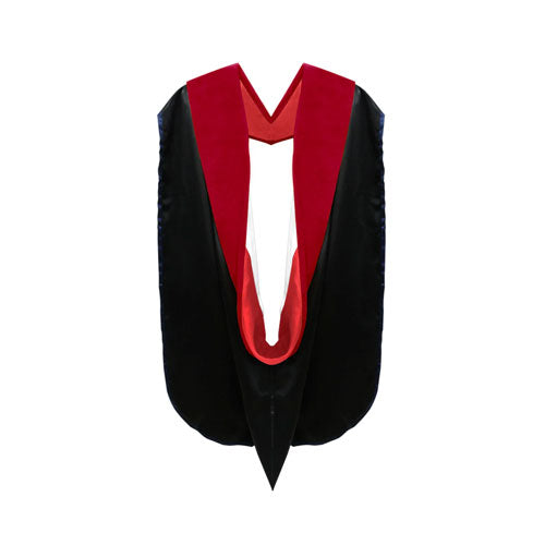 Doctor of Theology Hood - Scarlet & White