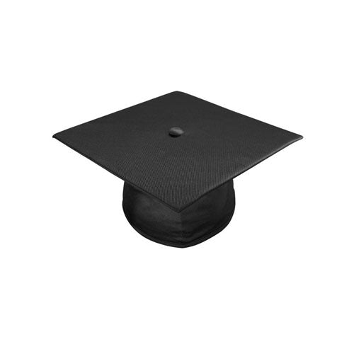 Shiny Black Bachelors Graduation Cap - College & University