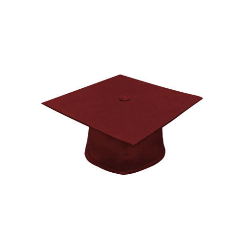 Matte Burgundy Bachelors Graduation Cap - College & University