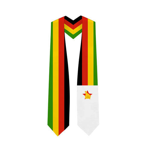 Zimbabwe Graduation Stole - Zimbabwe Flag Sash