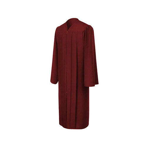 Matte Burgundy Bachelors Graduation Gown - College & University