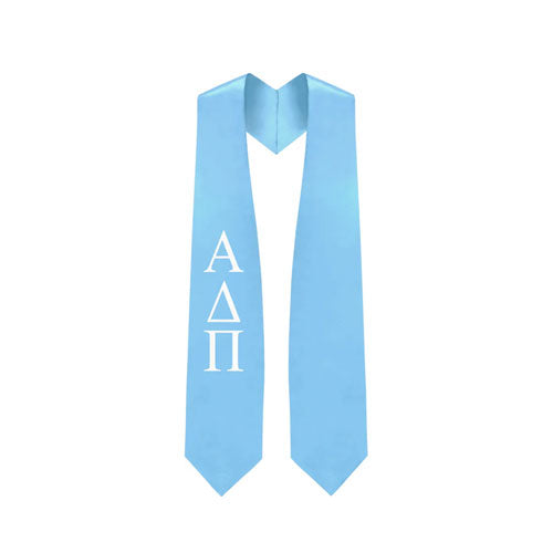 Alpha Delta Pi Greek Lettered Stole