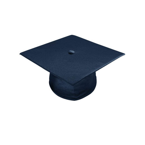 Shiny Navy Blue Bachelors Graduation Cap - College & University